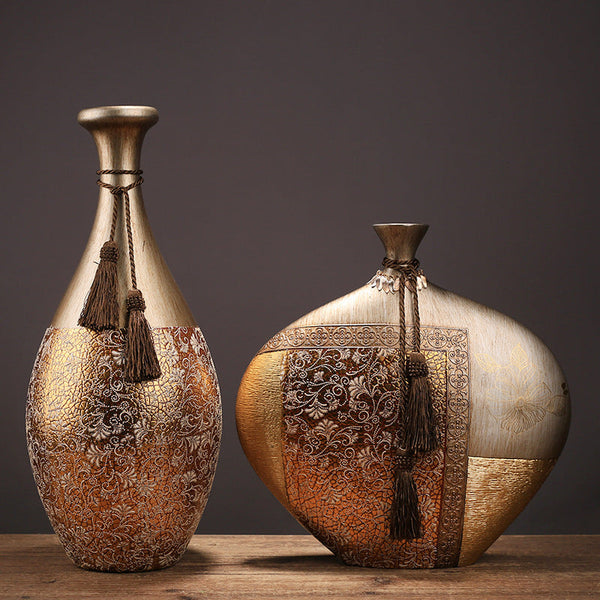 Creative Decorative Vase - Modern Living Room Home Decor Centerpiece