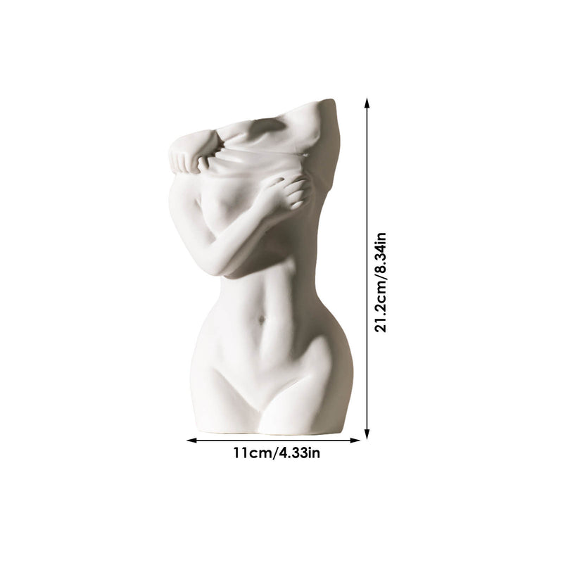 Artistic Human Ceramic Vases - Decorative Art Ornaments for Home