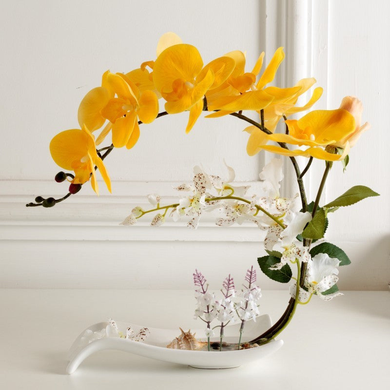 Silk Rose Floral Decoration - Artificial Flowers for Living Room Home Decor