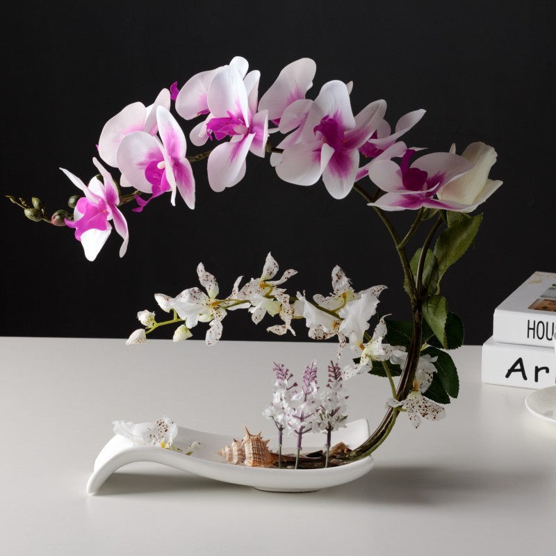 Silk Rose Floral Decoration - Artificial Flowers for Living Room Home Decor
