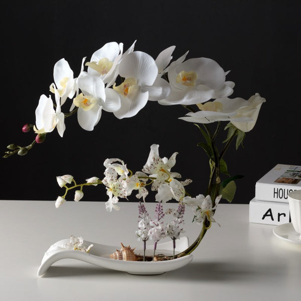 Silk Rose Floral Decoration - Artificial Flowers for Living Room Home Decor