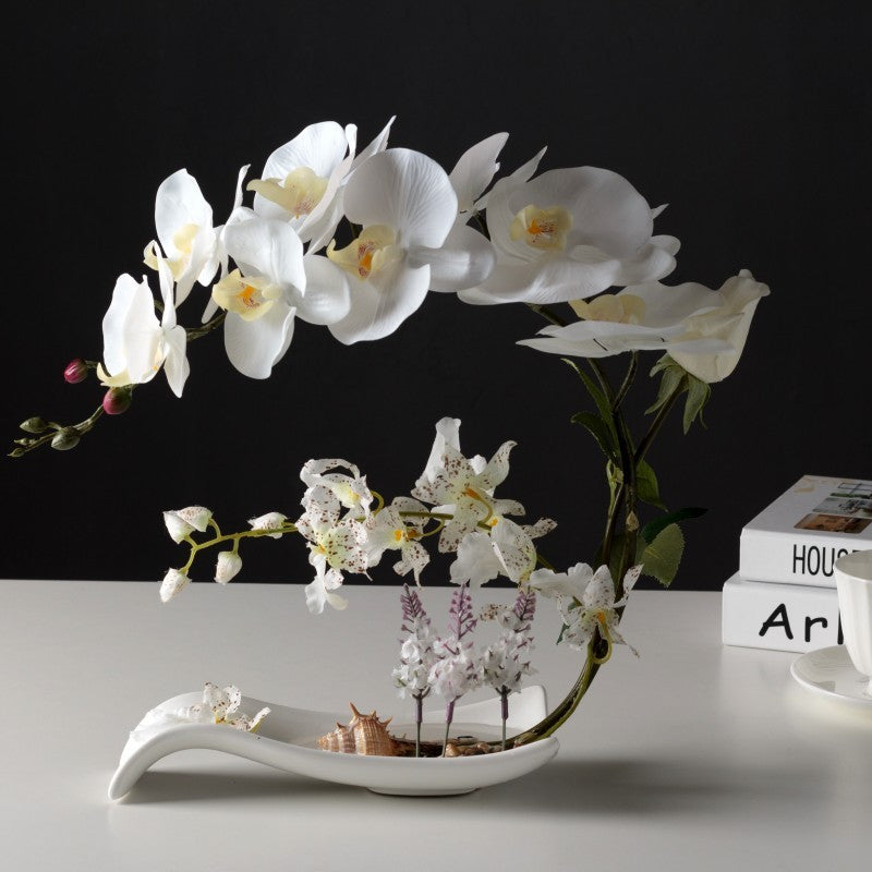 Silk Rose Floral Decoration - Artificial Flowers for Living Room Home Decor