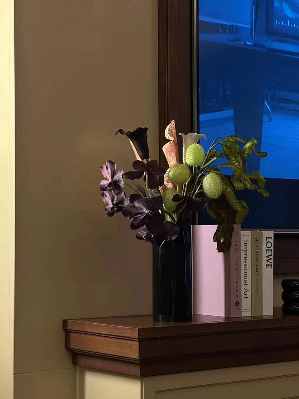 Hand-Painted Ceramic Vase - Artisan Home Decor for Living Room