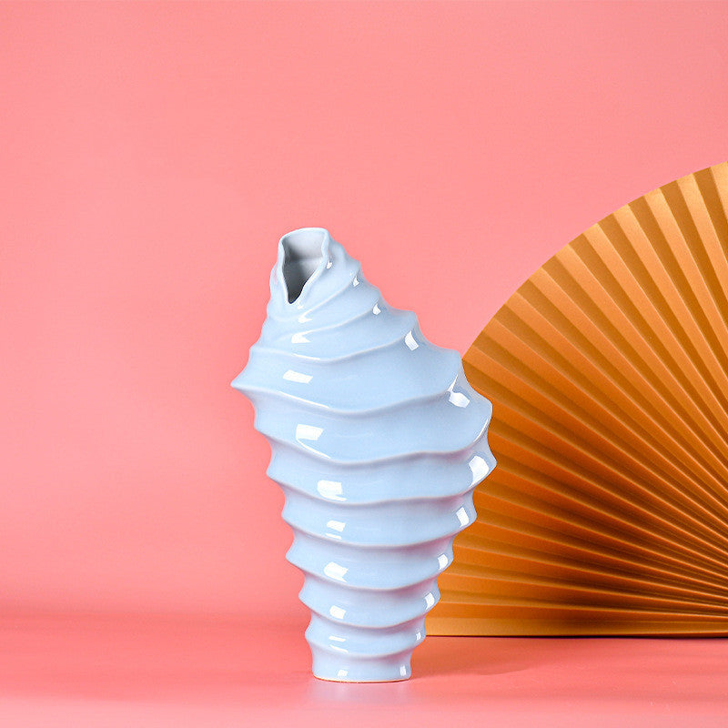 Modern Light Luxury Ceramic Vases - Contemporary Home Decor Collection