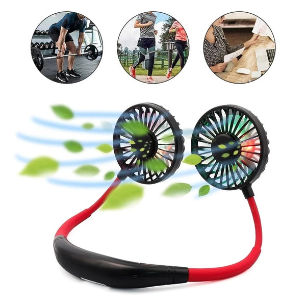 Mini Portable Hanging Neckband  Air Cooler Conditioner