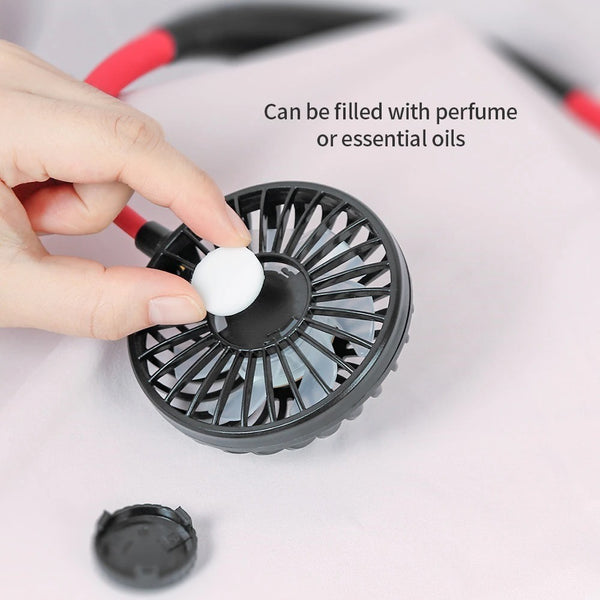 Mini Portable Hanging Neckband  Air Cooler Conditioner