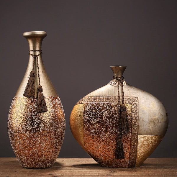 Creative Decorative Vase - Modern Living Room Home Decor Centerpiece
