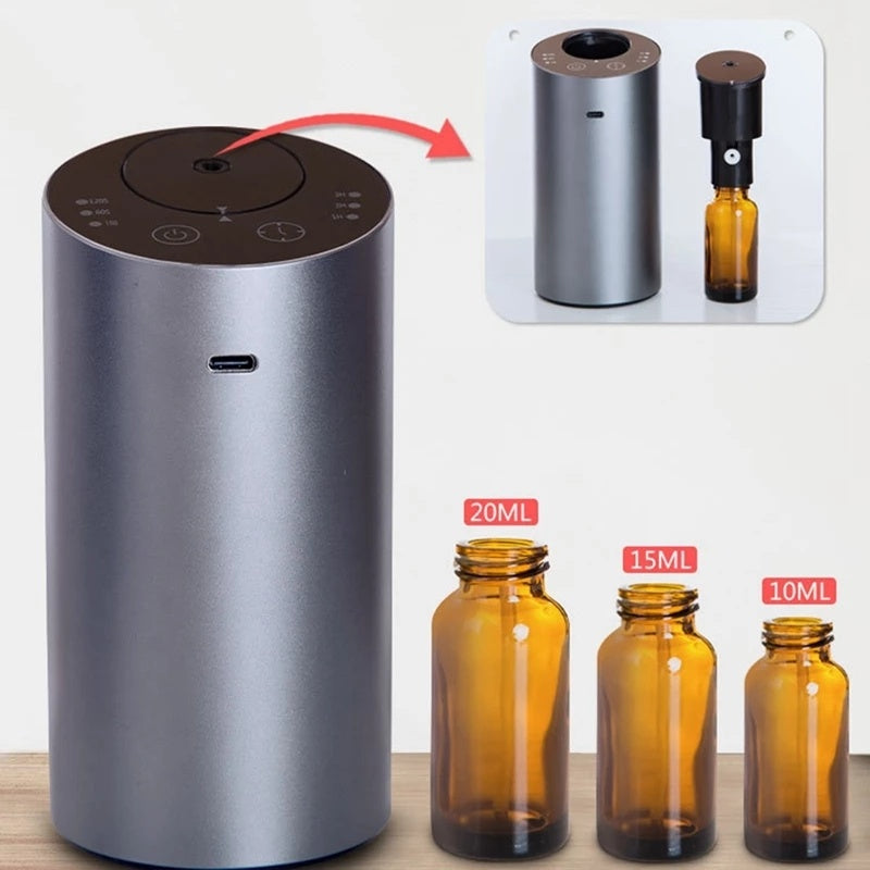 Waterless Essential Oil Diffuser - Aromatherapy Nebulizer for Home