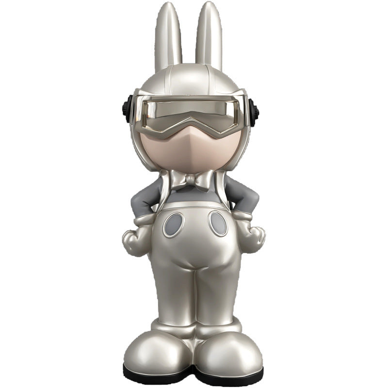 Cute Rabbit Home Ornament - Modern Animal Decoration for Living Room