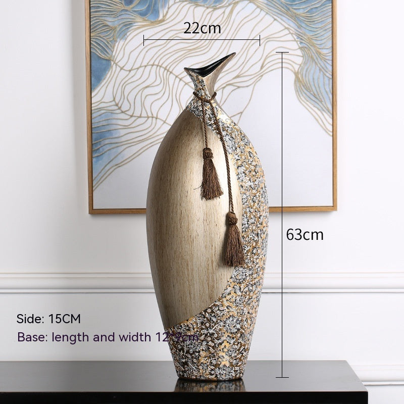 Creative Decorative Vase - Modern Living Room Home Decor Centerpiece