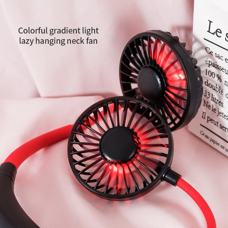 Mini Portable Hanging Neckband  Air Cooler Conditioner