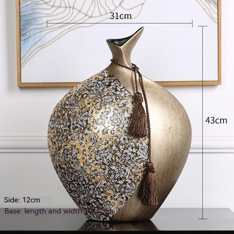 Creative Decorative Vase - Modern Living Room Home Decor Centerpiece