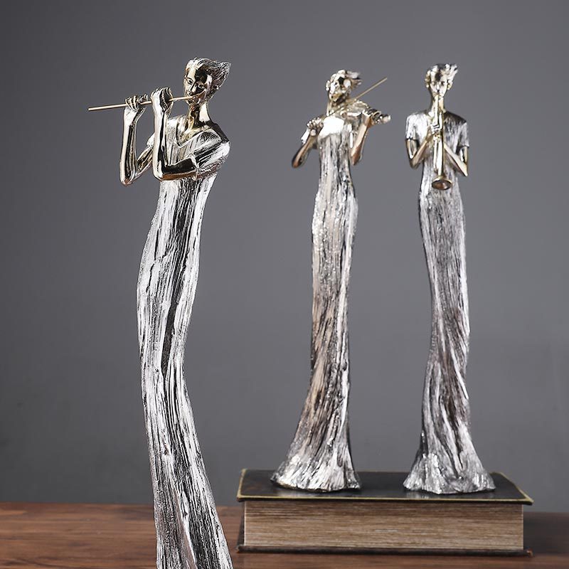 Luxury Resin Craft Character Ornament - Living Room Home Decoration