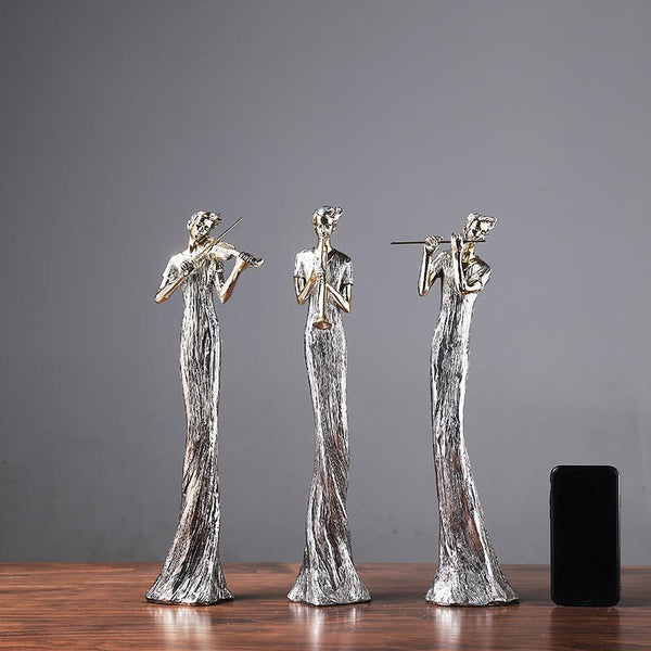 Luxury Resin Craft Character Ornament - Living Room Home Decoration