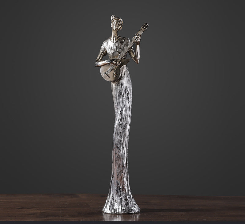 Luxury Resin Craft Character Ornament - Living Room Home Decoration